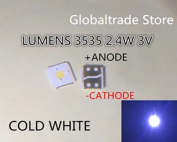 300PCS Original LUMENS LED 3535 Light Beads Cool white High Power 2.4W 3V For LED LCD TV Backlight Application
300PCS Original LUMENS LED 3535 Light Beads Cool white High Power 2.4W 3V For LED LCD TV Backlight Application