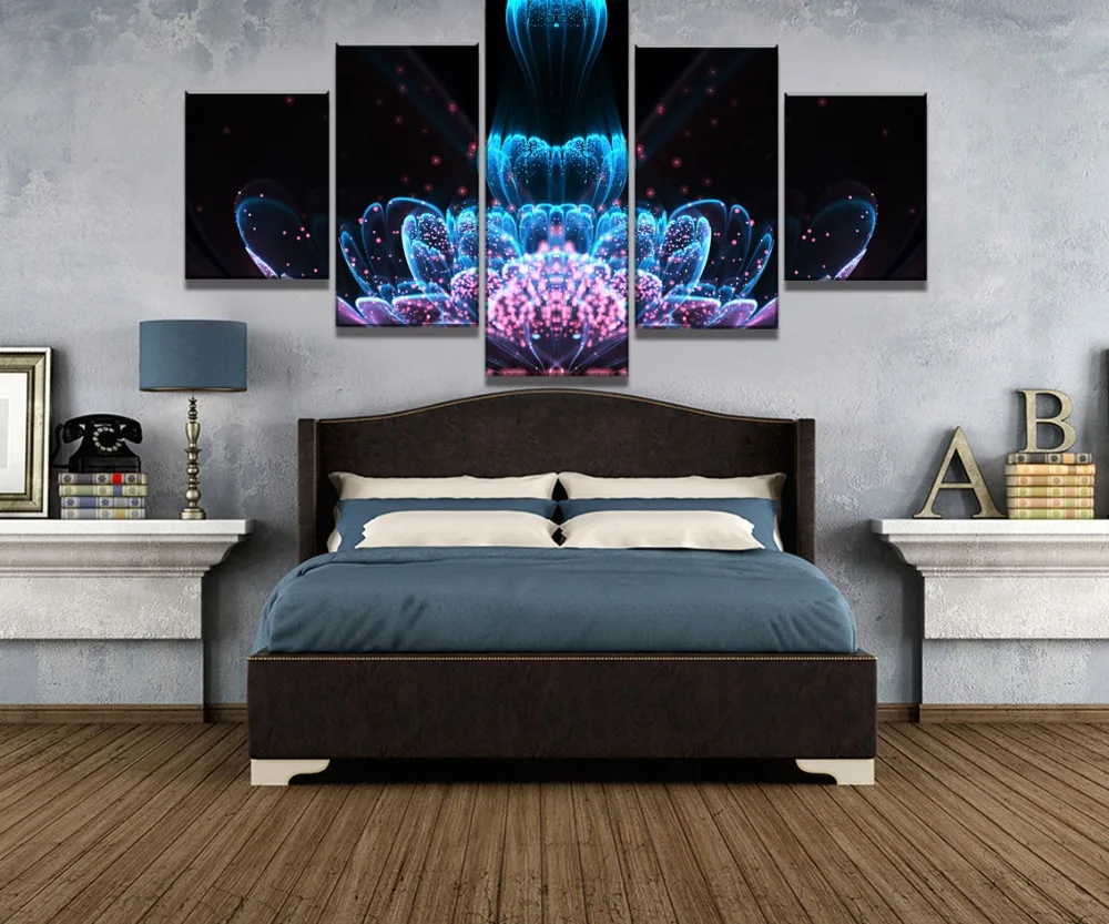 5 Piece Canvas Art Abstract Bloom Flower Poster Cuadros Decoracion Paintings on Canvas Wall Art for Home Decorations Wall Decor
5 Piece Canvas Art Abstract Bloom Flower Poster Cuadros Decoracion Paintings on Canvas Wall Art for Home Decorations Wall Decor