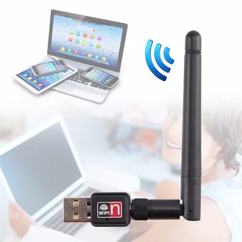 500pcs/lot 150Mbps MINI Wireless USB WiFi Adapter Dongle Network LAN Card 802.11n/g/b Antenna wi-fi 2DB antenna MT7601 RT5370
500pcs/lot 150Mbps MINI Wireless USB WiFi Adapter Dongle Network LAN Card 802.11n/g/b Antenna wi-fi 2DB antenna MT7601 RT5370