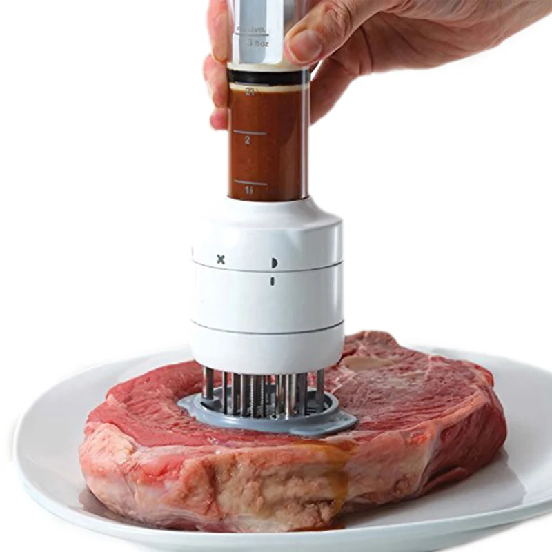 Quick Done Injection Type Needles Meat Tenderizer Professional Handmade Meat Injectors to inject fresh meat Kitchen tools
Quick Done Injection Type Needles Meat Tenderizer Professional Handmade Meat Injectors to inject fresh meat Kitchen tools