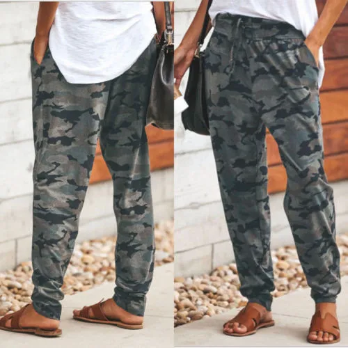 Women Pocket Casual Loose Baggy Sweatpants Sport Harem Trousers Yoga Jogger Pant Camouflage Climbing Sport Leisure Trousers
Women Pocket Casual Loose Baggy Sweatpants Sport Harem Trousers Yoga Jogger Pant Camouflage Climbing Sport Leisure Trousers