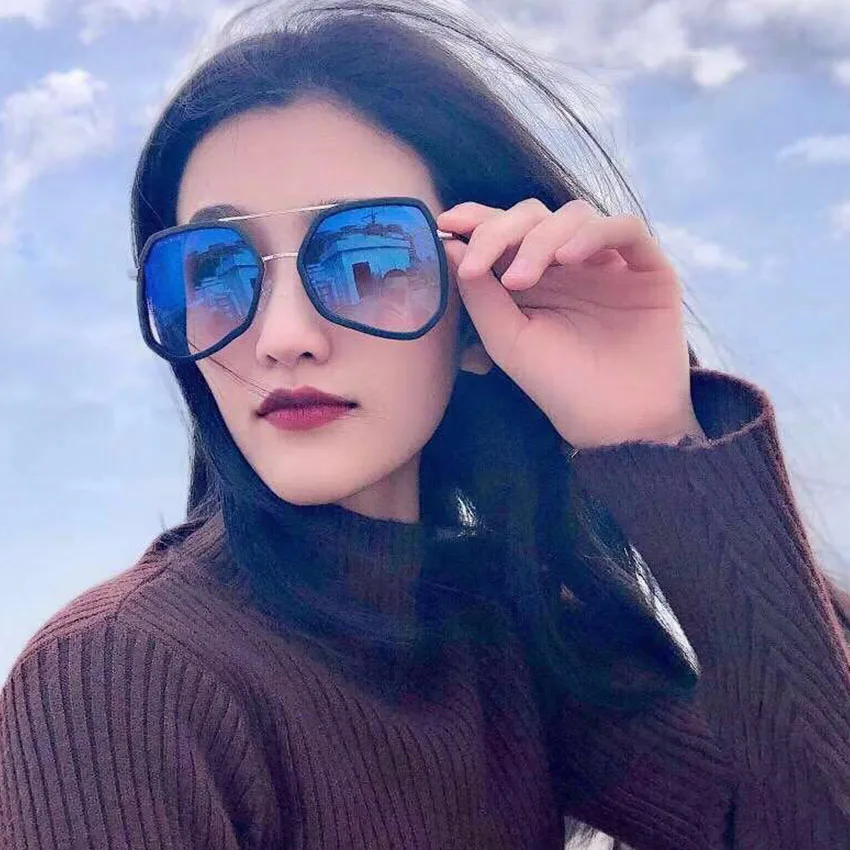 Sam&So Vintage Pilot Sunglasses Women Big frame Retro Classic Black aviation Sun Glasses Female Luxury Brand Designer Eye Oculos
Sam&So Vintage Pilot Sunglasses Women Big frame Retro Classic Black aviation Sun Glasses Female Luxury Brand Designer Eye Oculos