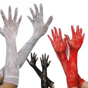 Ladies Girls Prom Hen Fancy Lace Elbow Length Elegant Burlesque Gloves French Maid fishnet old up Lace top satin bow
Ladies Girls Prom Hen Fancy Lace Elbow Length Elegant Burlesque Gloves French Maid fishnet old up Lace top satin bow