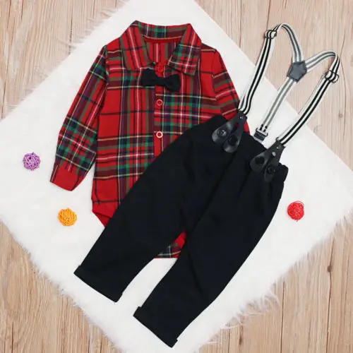 2019 Spring 2PCS Kid Baby Boy Bodysuit Tops Plaid Shirt +Suit Pant Overalls Fashion Gentleman Outfit Set Clothes 6M-4T
2019 Spring 2PCS Kid Baby Boy Bodysuit Tops Plaid Shirt +Suit Pant Overalls Fashion Gentleman Outfit Set Clothes 6M-4T