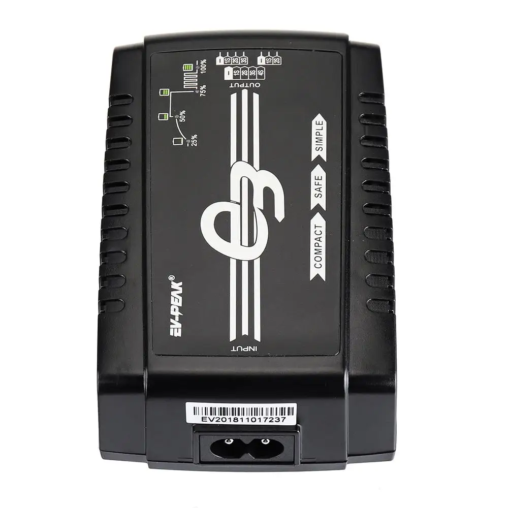 Newest EV-Peak E3 35W 3A Smart AC Balance Charging RC Drones FPV Quadcopter Power Charger for 2S-4S LiPo/LiHV Battery
Newest EV-Peak E3 35W 3A Smart AC Balance Charging RC Drones FPV Quadcopter Power Charger for 2S-4S LiPo/LiHV Battery