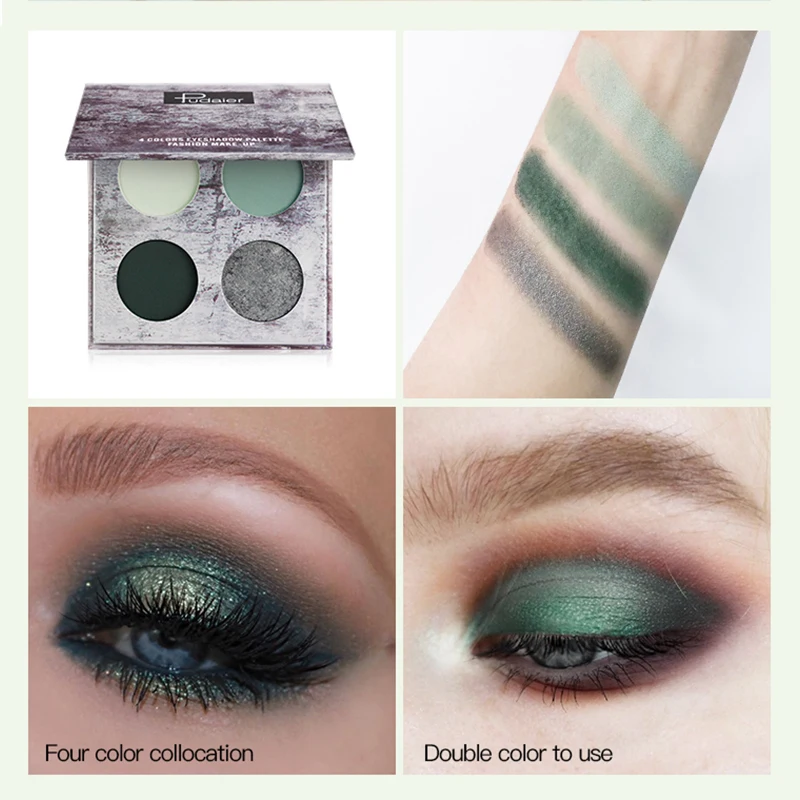 Pudaier 4 Colors Eyeshadow Palette Shimmer Matte Glitter Eyeshadow Minerals Powder Pigments Cosmetics Makeup Pallete TSLM2
Pudaier 4 Colors Eyeshadow Palette Shimmer Matte Glitter Eyeshadow Minerals Powder Pigments Cosmetics Makeup Pallete TSLM2