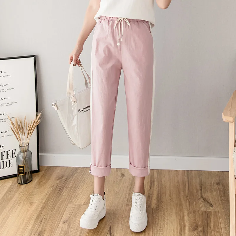 Sweatpants Streetwear pants women 2019 autumn spring black harem Patchwork Pencil pants harajuku plus size trousers casual
Sweatpants Streetwear pants women 2019 autumn spring black harem Patchwork Pencil pants harajuku plus size trousers casual