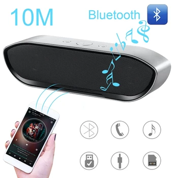 Wireless Bluetooth Speaker Mini Portable Audio Dual Channel Subwoofer Support TF AUX
Wireless Bluetooth Speaker Mini Portable Audio Dual Channel Subwoofer Support TF AUX