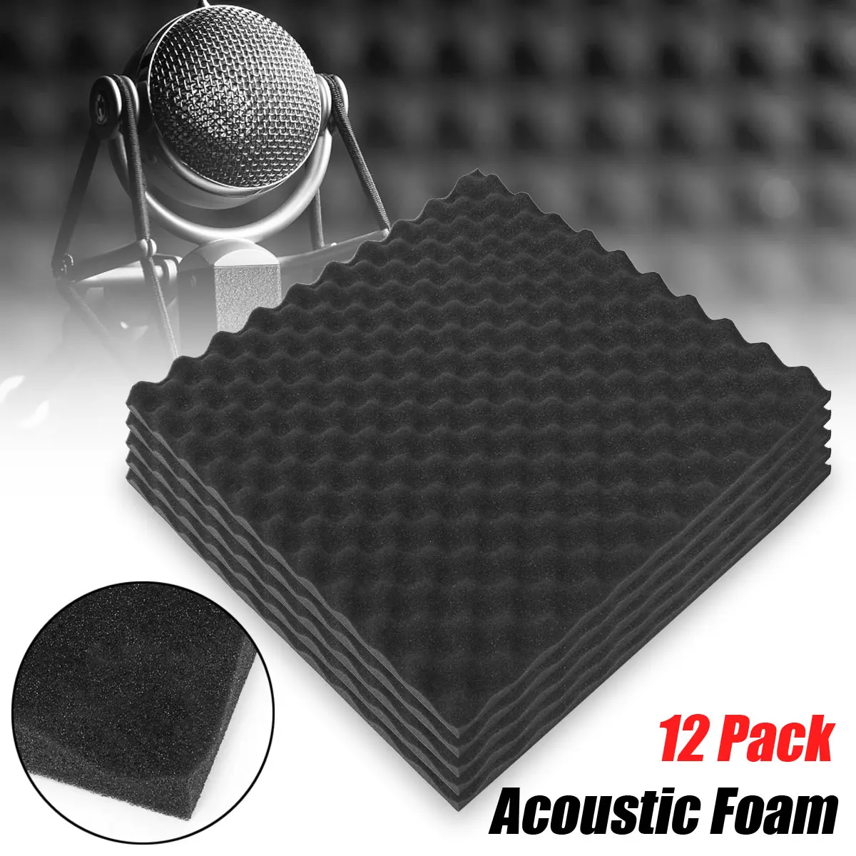 1pcs 50x50cm Acoustic Foam Treatment Soundproofing Sound-Absorbing Foam KTV Studio Room Speaker Wall Absorption Panel Tile
1pcs 50x50cm Acoustic Foam Treatment Soundproofing Sound-Absorbing Foam KTV Studio Room Speaker Wall Absorption Panel Tile