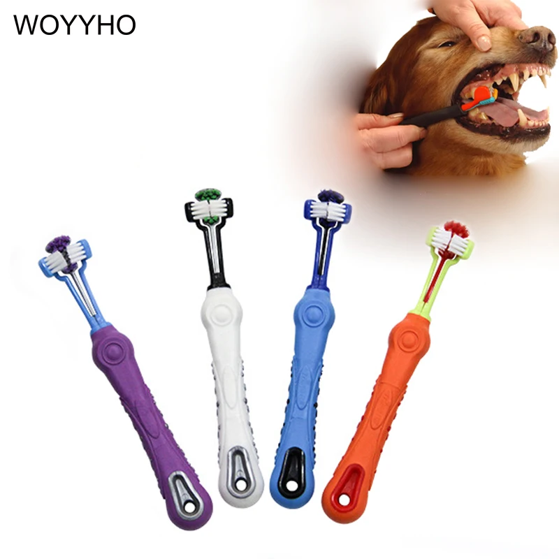 Large Dog Toothbrush Soft Rubber Three Sided Brushes Bad Breath Tartar Cleaning Pet Tooth Care Dog Grooming Tools
Large Dog Toothbrush Soft Rubber Three Sided Brushes Bad Breath Tartar Cleaning Pet Tooth Care Dog Grooming Tools