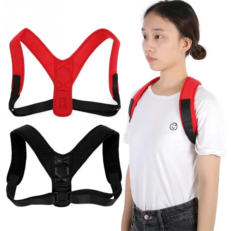 Adjustable Upper Back Support Shoulder Clavicle Strap Slouching Corrector Back Posture Corrector Orthotics Back Corset Women Men
Adjustable Upper Back Support Shoulder Clavicle Strap Slouching Corrector Back Posture Corrector Orthotics Back Corset Women Men