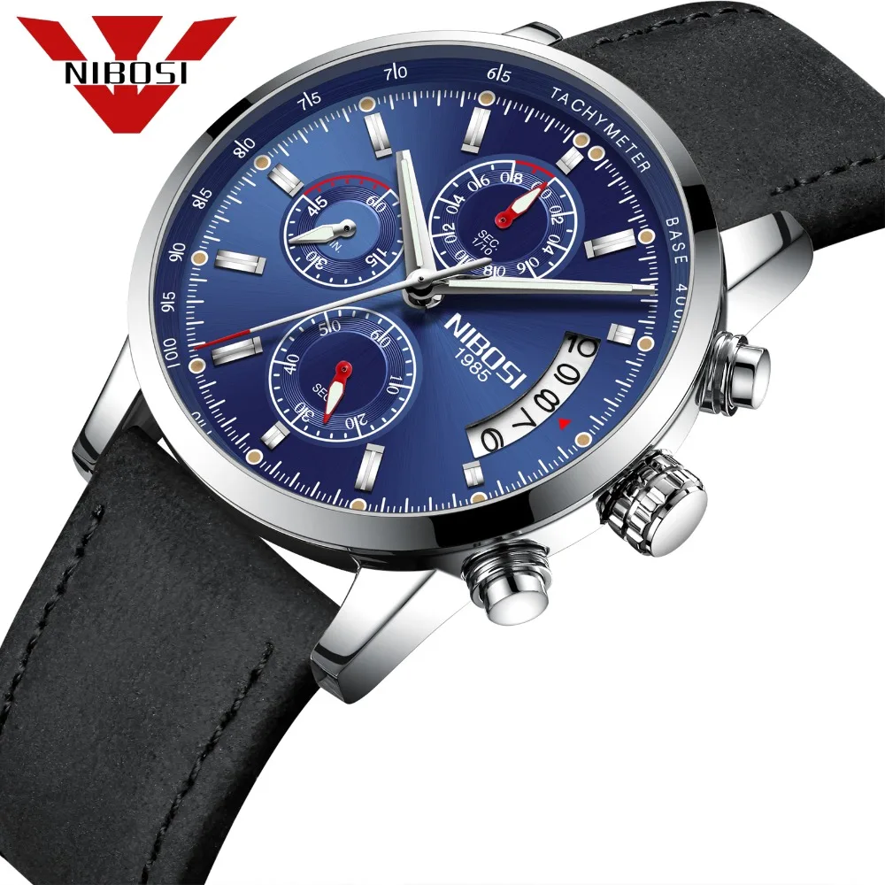 NIBOSI Watches Men Sports Waterproof Date Analogue Quartz Wristwatch Mens Chronograph Business Watches For Men Relogio Masculino
NIBOSI Watches Men Sports Waterproof Date Analogue Quartz Wristwatch Mens Chronograph Business Watches For Men Relogio Masculino