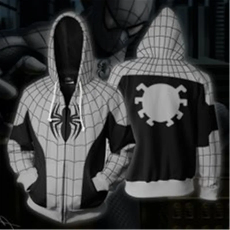 Spiderman Cosplay Men Spiderman Costume Autumn Fashion Hoodies & Sweatsh Game Anime Hooded Zipper Sweater
Spiderman Cosplay Men Spiderman Costume Autumn Fashion Hoodies & Sweatsh Game Anime Hooded Zipper Sweater