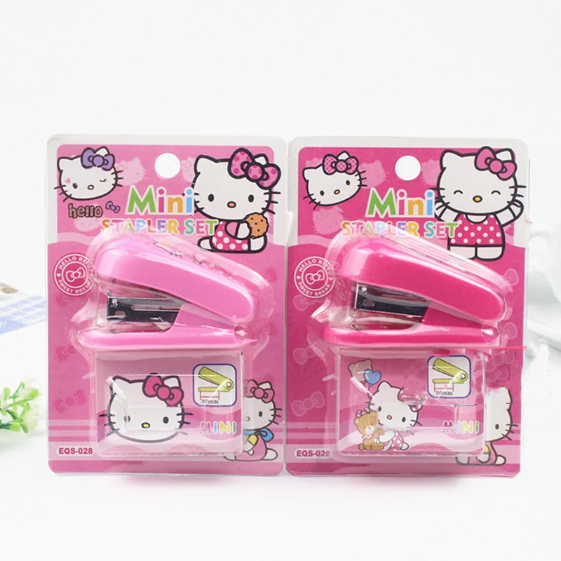 1 Set Cartoon Lovely Hello Kitty Mini Stapler Set Binding Book Paper Portable Staples Stationery Staplers Gifts
1 Set Cartoon Lovely Hello Kitty Mini Stapler Set Binding Book Paper Portable Staples Stationery Staplers Gifts