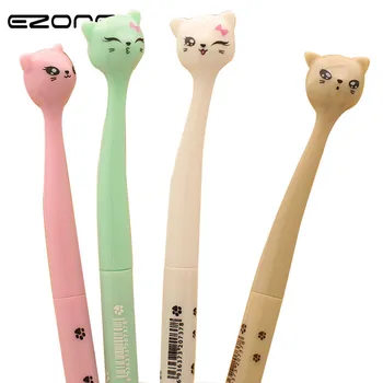 EZONE 0.5mm Cute Kawaii Plastic Cat Gel Pen Black Ink Creative Stationery Pens For Student Gift Cartoon Office School Supplies
EZONE 0.5mm Cute Kawaii Plastic Cat Gel Pen Black Ink Creative Stationery Pens For Student Gift Cartoon Office School Supplies