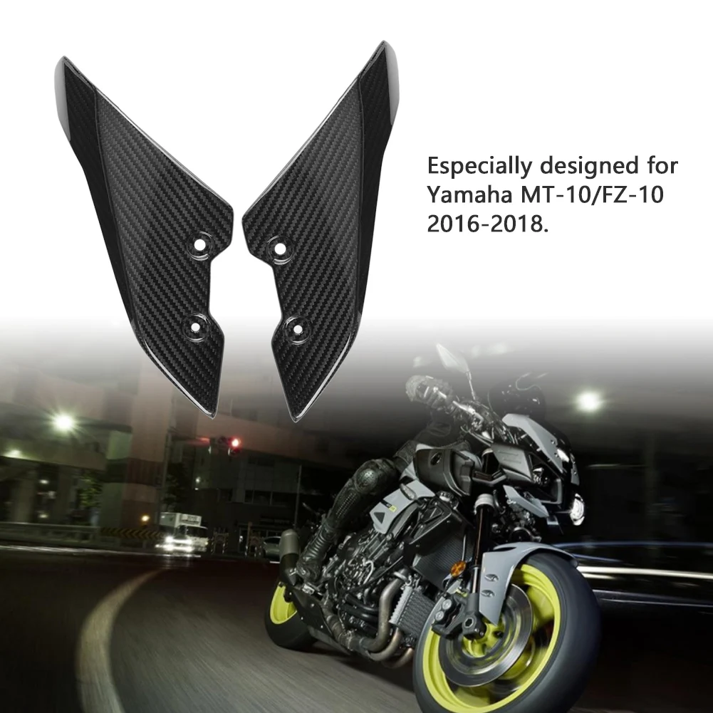 Motorcycle Carbon Fiber Windscreen Windshield Side Panels Cover Black Carbon Fiber for Yamaha MT-10/FZ-10 2016 2017 2018
Motorcycle Carbon Fiber Windscreen Windshield Side Panels Cover Black Carbon Fiber for Yamaha MT-10/FZ-10 2016 2017 2018