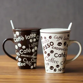 Creative Hand-painted Ceramic Mug With Spoon Lid Breakfast Milk Cup Teacup Tumbler Coffee Cups And Mugs Women Birthday Gift
Creative Hand-painted Ceramic Mug With Spoon Lid Breakfast Milk Cup Teacup Tumbler Coffee Cups And Mugs Women Birthday Gift