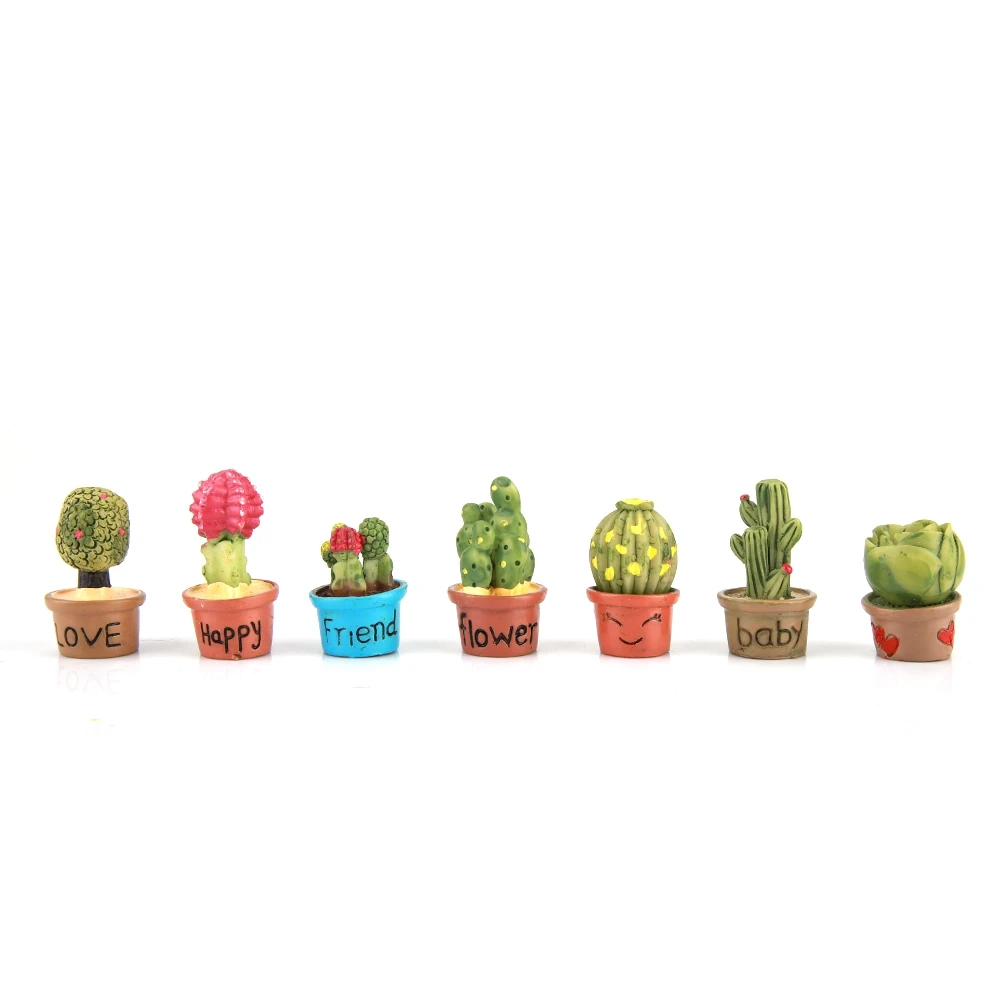 7Pcs Tiny Fairy Garden Miniatures Mini Succulent Cactus Pot Cute Artificial Bonsai for DIY Dollhouse Ornament Garden Decor
7Pcs Tiny Fairy Garden Miniatures Mini Succulent Cactus Pot Cute Artificial Bonsai for DIY Dollhouse Ornament Garden Decor