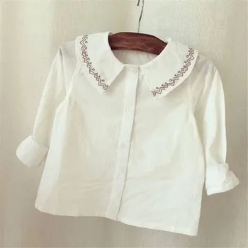2 3 4 5 6 7 Years Girls Shirt Cotton Casual Long Sleeves Tops For Girls Fashion Lapel White Shirts Kids Clothing Spring Autumn
2 3 4 5 6 7 Years Girls Shirt Cotton Casual Long Sleeves Tops For Girls Fashion Lapel White Shirts Kids Clothing Spring Autumn