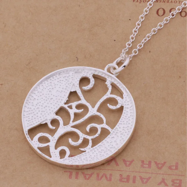 An426 Hot 925 Sterling Silver Necklace 925 Silver Fashion Jewelry Pendant The Disc Pattern Hanging /gsiapjpa Awuajoba
An426 Hot 925 Sterling Silver Necklace 925 Silver Fashion Jewelry Pendant The Disc Pattern Hanging /gsiapjpa Awuajoba