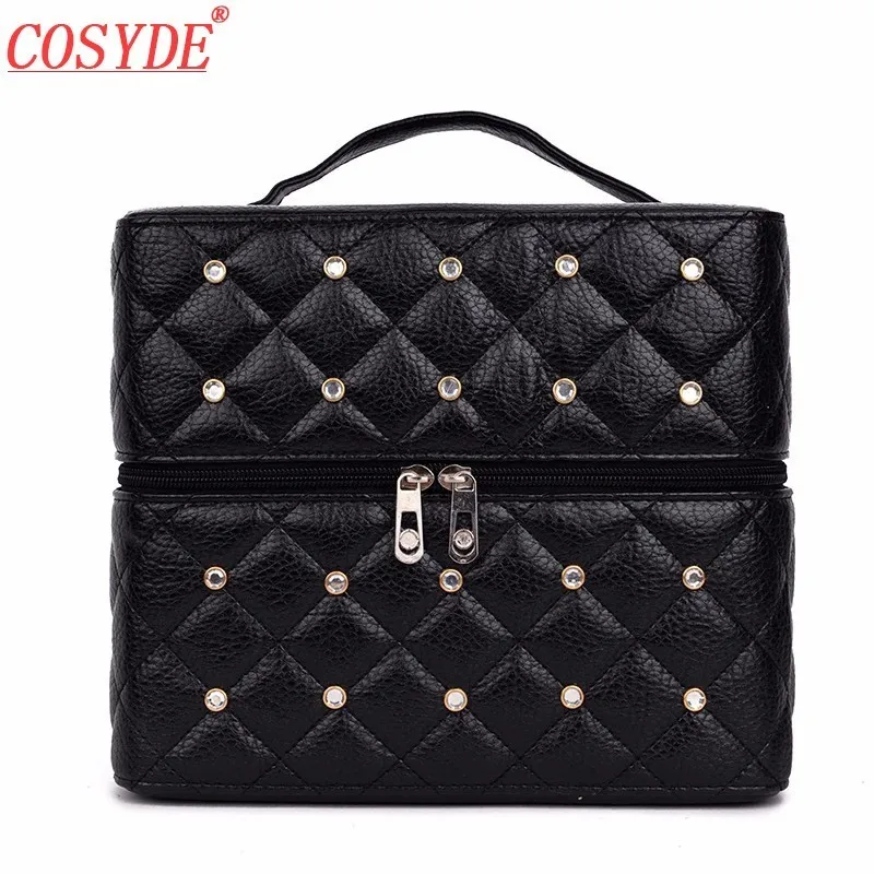 New Women Cosmetic Bag Organizer Travel Make Up Cases Big Capacity Beauty Salon Tattoos Nail Art Tool Bin PU Leather Suitcases
New Women Cosmetic Bag Organizer Travel Make Up Cases Big Capacity Beauty Salon Tattoos Nail Art Tool Bin PU Leather Suitcases