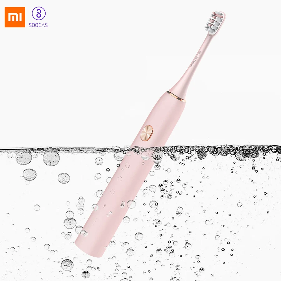 Xiaomi Mijia Toothbrush Soocare X3 Upgraded Soocas Electric Sonic Smart Clean Bluetooth Waterproof Wireless Charge Mi Home APP
Xiaomi Mijia Toothbrush Soocare X3 Upgraded Soocas Electric Sonic Smart Clean Bluetooth Waterproof Wireless Charge Mi Home APP