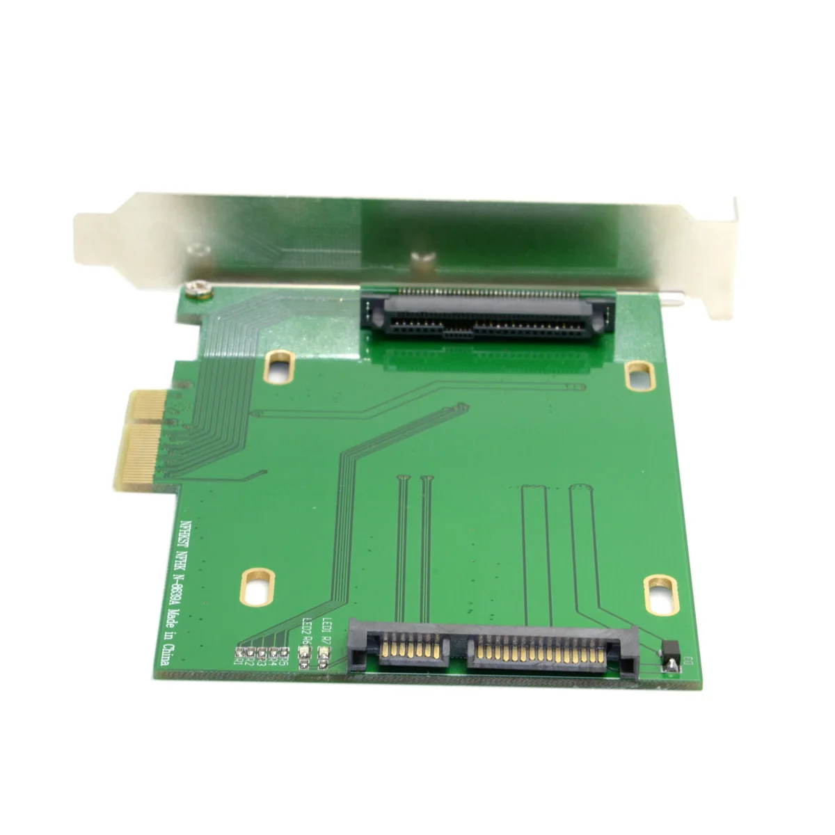 Xiwai PCI-E 3.0 x4 Lane to U.2 U2 Kit SFF-8639 Host Adapter for Intel Motherboard & 750 NVMe PCIe SSD
Xiwai PCI-E 3.0 x4 Lane to U.2 U2 Kit SFF-8639 Host Adapter for Intel Motherboard & 750 NVMe PCIe SSD