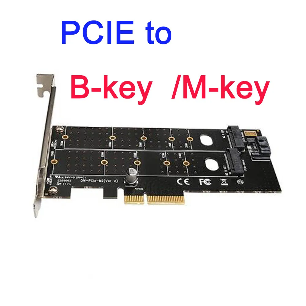 Dual use M.2 PCIe Adapter M2 SSD NVME M Key SATA-based B Key to PCI-e Controller Converter Card Support 2210 2280 2260 2242 2230
Dual use M.2 PCIe Adapter M2 SSD NVME M Key SATA-based B Key to PCI-e Controller Converter Card Support 2210 2280 2260 2242 2230