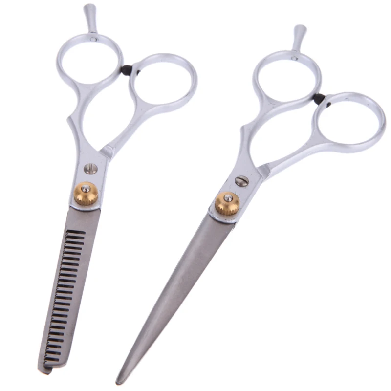 1 x Haircut Tools Professional Hairdressing Tools Barber Scissors Kit Stainless steel scissors easily use forv wet or dry hair
1 x Haircut Tools Professional Hairdressing Tools Barber Scissors Kit Stainless steel scissors easily use forv wet or dry hair