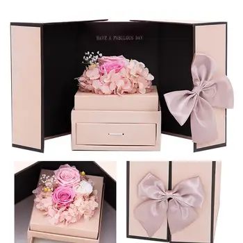 Romantic Valentine's Day Christmas Gifts Creative Gifts Everlasting Flower Gift Box Roses Preserved Flower Jewelry Box
Romantic Valentine's Day Christmas Gifts Creative Gifts Everlasting Flower Gift Box Roses Preserved Flower Jewelry Box