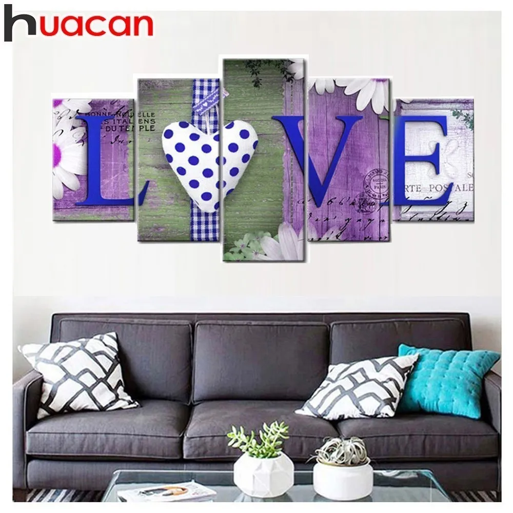 Huacan Diamond Painting Love Full Square Multi-picture Combination Cartoon Diamond Embroidery Decor Home Rhinestones Mosaic 
Huacan Diamond Painting Love Full Square Multi-picture Combination Cartoon Diamond Embroidery Decor Home Rhinestones Mosaic