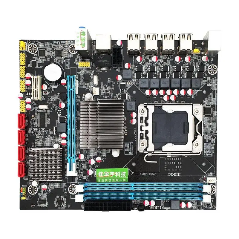 X58 RX LGA 1366 Motherboard Dual DDR3 Slot Support REG ECC Server Memory and Xeon Processor Support for Xeon Series
X58 RX LGA 1366 Motherboard Dual DDR3 Slot Support REG ECC Server Memory and Xeon Processor Support for Xeon Series