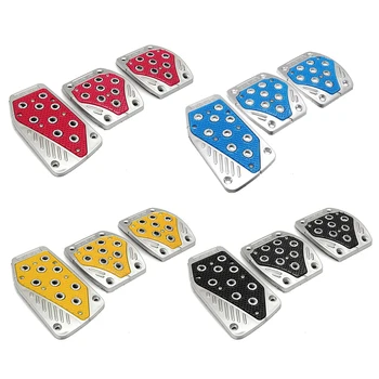 Universal 3 Pcs/Set Car Pedal Cover Set Foot Pads Aluminum Rubber Grip Non-Slip Blue Yellow Red Black
Universal 3 Pcs/Set Car Pedal Cover Set Foot Pads Aluminum Rubber Grip Non-Slip Blue Yellow Red Black