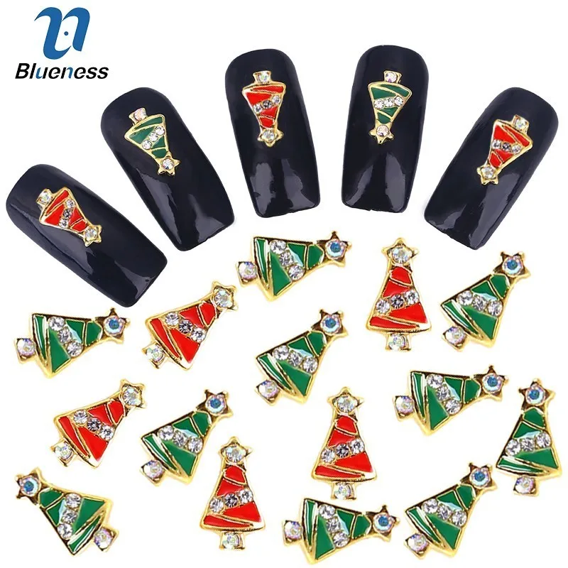 Blueness 10Pcs/Pack DIY Christmas Tree Nail Rhinestones Alloy Nails Art Manicure Decorations Gel Polish Nail Makeup Accessories
Blueness 10Pcs/Pack DIY Christmas Tree Nail Rhinestones Alloy Nails Art Manicure Decorations Gel Polish Nail Makeup Accessories