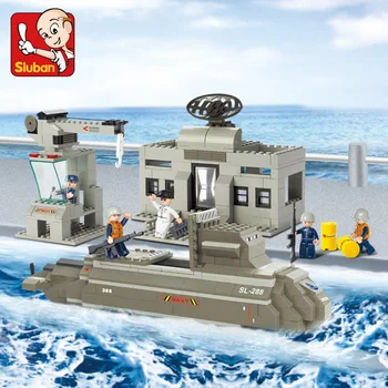 Sluban B0123 Army Navy Military Nuclear Submarine Ship 3D Model DIY Building Blocks Bricks Assembly Toy for Children no Box
Sluban B0123 Army Navy Military Nuclear Submarine Ship 3D Model DIY Building Blocks Bricks Assembly Toy for Children no Box