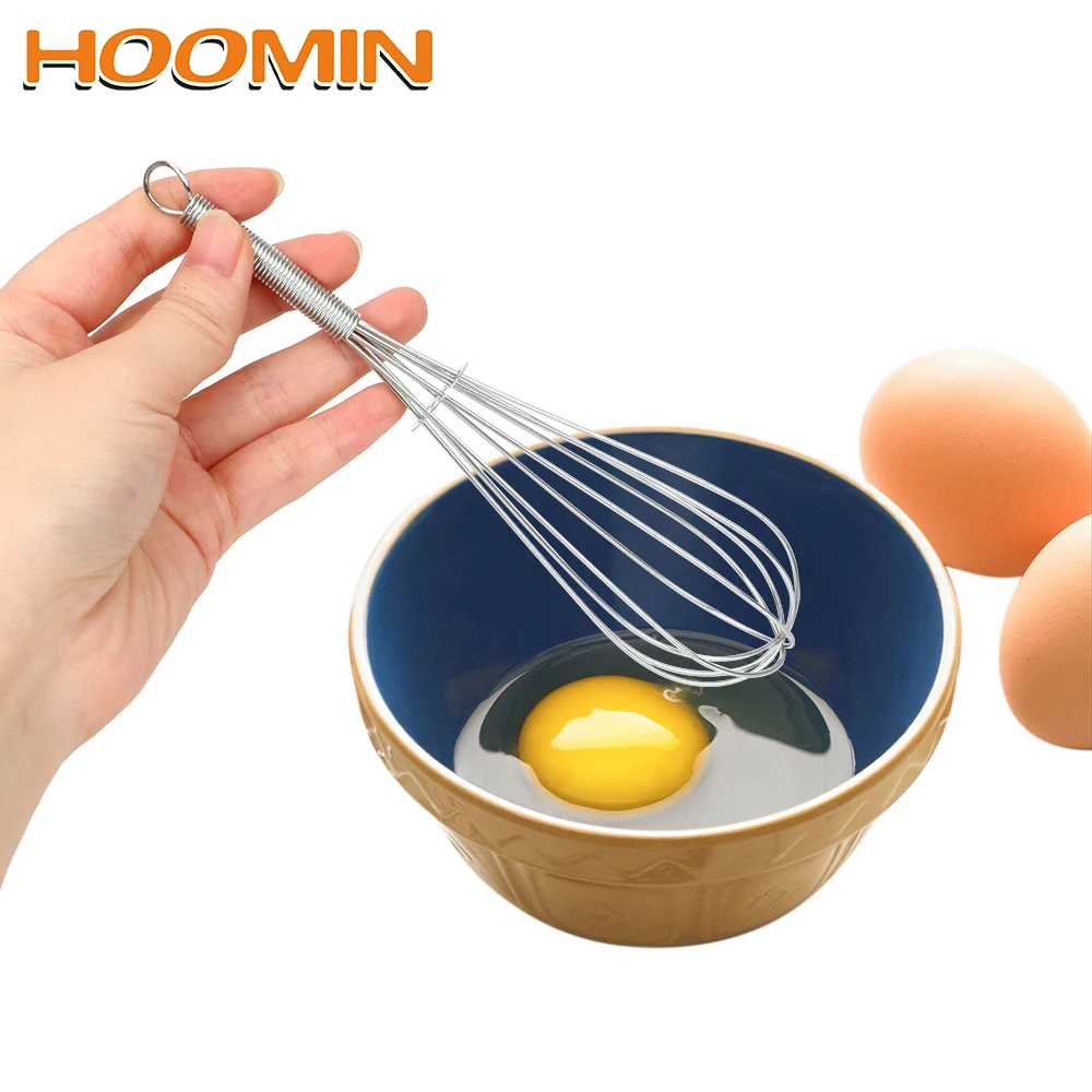 HOOMIN Cooking Tool Stainless Steel Egg Beater Cream Baking Flour Stirrer Kitchen Accessories Hand Whisk Mixer for Eggs
HOOMIN Cooking Tool Stainless Steel Egg Beater Cream Baking Flour Stirrer Kitchen Accessories Hand Whisk Mixer for Eggs
