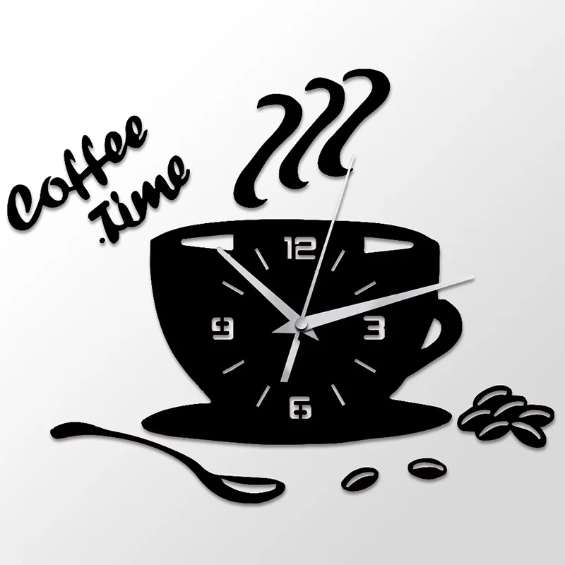 Modern DIY Acrylic Wall Clock for Kitchen Home Decor Coffee Time Clock Cup Shape Wall Sticker Hollow Numeral Clock D
Modern DIY Acrylic Wall Clock for Kitchen Home Decor Coffee Time Clock Cup Shape Wall Sticker Hollow Numeral Clock D