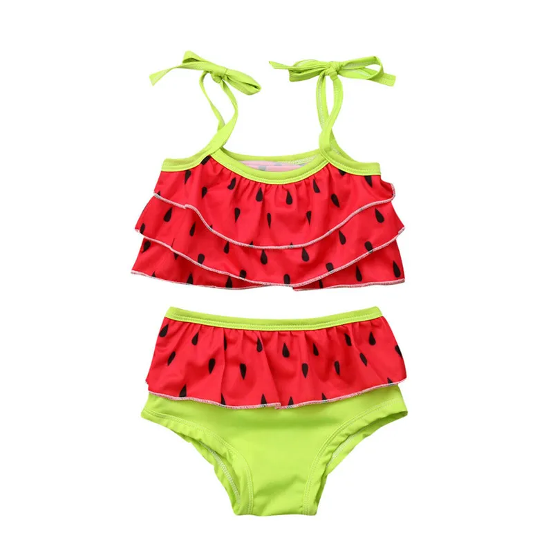 2019 New Toddler Kids Baby Girls Watermelon Swimwear Swimsuit Cute Two-piece Bikini Beachwear Hot Girls Summer Bathing Suit
2019 New Toddler Kids Baby Girls Watermelon Swimwear Swimsuit Cute Two-piece Bikini Beachwear Hot Girls Summer Bathing Suit