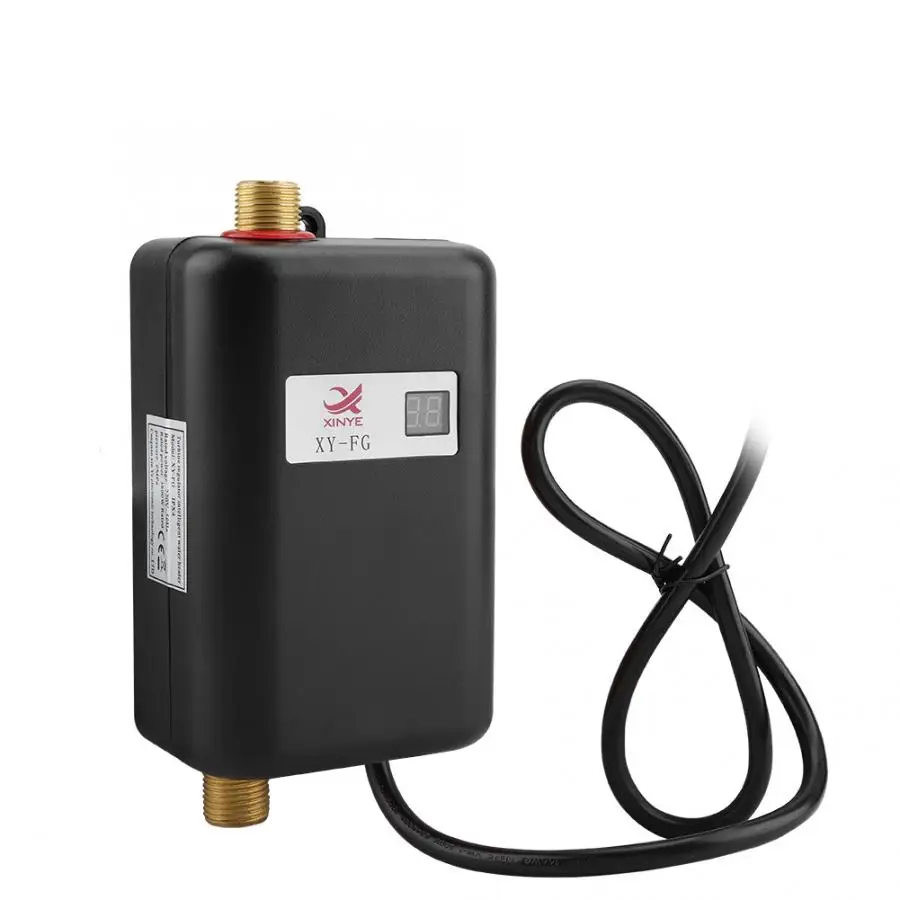 220V -240V 3000W Mini Electric Tankless Instant Hot Water Heater Bathroom Kitchen Washing Calentador de Agua Electrico New
220V -240V 3000W Mini Electric Tankless Instant Hot Water Heater Bathroom Kitchen Washing Calentador de Agua Electrico New