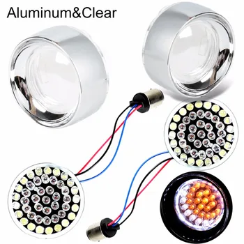 2inch 1157 Bullet White/Amber LED Turn Signal Inserts W/Clear Aluminum Turn Signal Lens Fit Harley Sportster Touring Dyna 883
2inch 1157 Bullet White/Amber LED Turn Signal Inserts W/Clear Aluminum Turn Signal Lens Fit Harley Sportster Touring Dyna 883