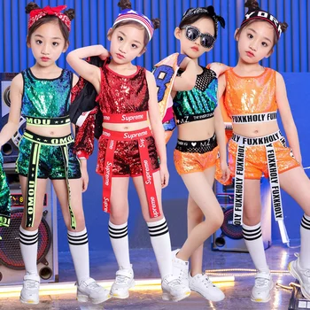 Girl Dance Clothing Korean Version Navel Suit Less Children Hip Hop Clothes Girl Performance Come Clothing
Girl Dance Clothing Korean Version Navel Suit Less Children Hip Hop Clothes Girl Performance Come Clothing