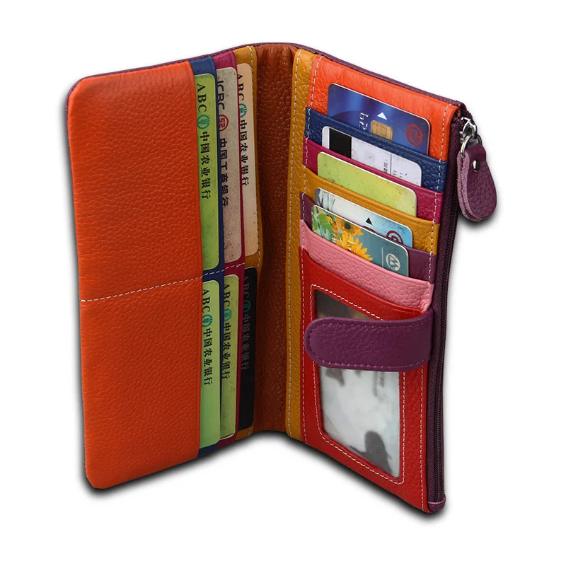 Luxury Money Bag Magic Zipper Coin Purse Genuine Leather Women Wallet 784-40 Female Long Clutch Lady Walet Portomonee
Luxury Money Bag Magic Zipper Coin Purse Genuine Leather Women Wallet 784-40 Female Long Clutch Lady Walet Portomonee