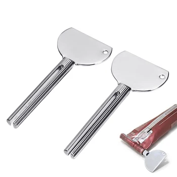 2 Pcs Stainless Steel Tube Squeezer Keys Toothpaste Hair Color Dye Cosmetic Paint Roller Face Clean Paste Toothpaste Squeezer
2 Pcs Stainless Steel Tube Squeezer Keys Toothpaste Hair Color Dye Cosmetic Paint Roller Face Clean Paste Toothpaste Squeezer