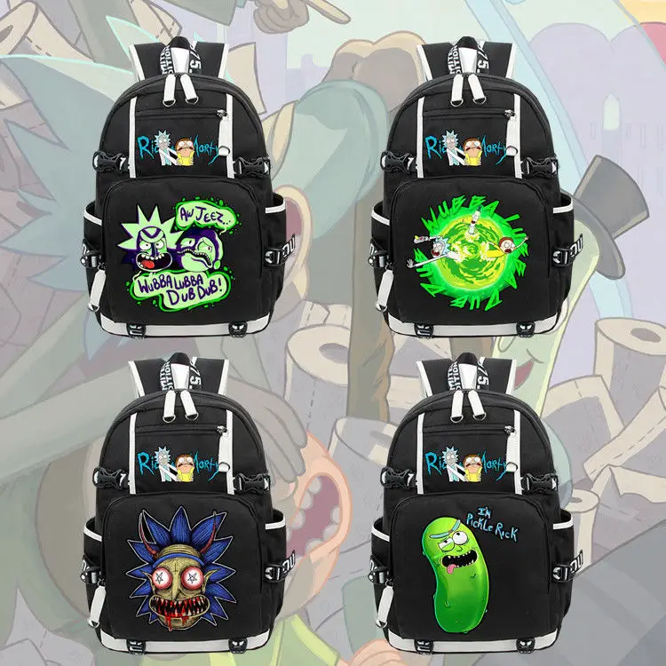Fashion Mens Rick and Morty Backpack Knapsack Packsack Travel Otaku Student Bags men women shoulder bag
Fashion Mens Rick and Morty Backpack Knapsack Packsack Travel Otaku Student Bags men women shoulder bag