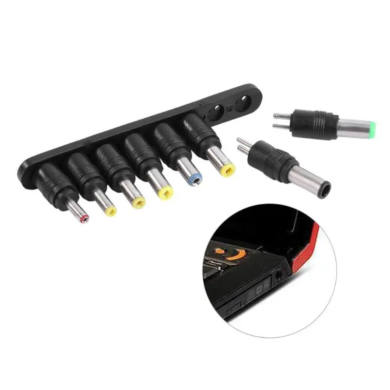 8 in 1 Set 8pcs Universal AC DC Power Adapter 2pin Plug Charger Tips for Computer PC Notebook Laptop
8 in 1 Set 8pcs Universal AC DC Power Adapter 2pin Plug Charger Tips for Computer PC Notebook Laptop
