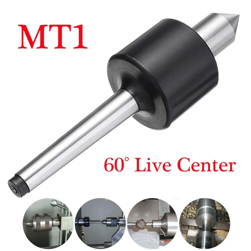 MT1 Live Center Morse Taper 1MT Double Bearing Mini Lathe 2018 New Arrival
