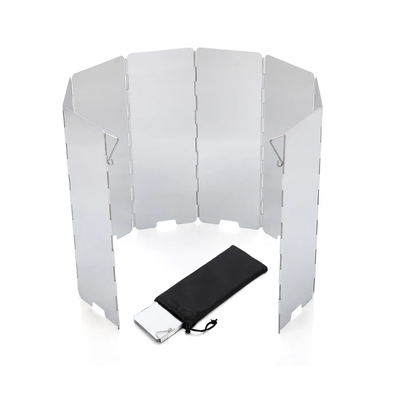 VIM Outdoor Foldable Burner Windshield Outdoor Camping Cooking Gas Stove Wind Screen Wind Shield Camping Equipment 8 Plates
VIM Outdoor Foldable Burner Windshield Outdoor Camping Cooking Gas Stove Wind Screen Wind Shield Camping Equipment 8 Plates