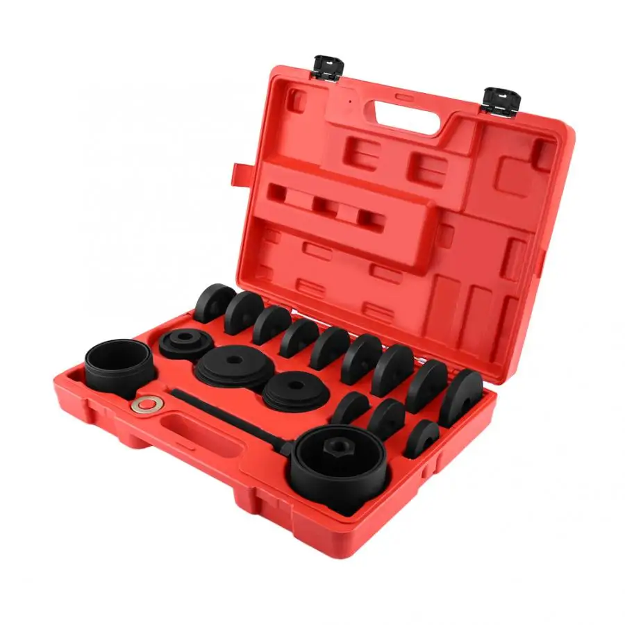 23pcs Excellent Front Wheel Drive Adapters Bearing Removal Installation Service Tools for Car Steel with Box 
23pcs Excellent Front Wheel Drive Adapters Bearing Removal Installation Service Tools for Car Steel with Box