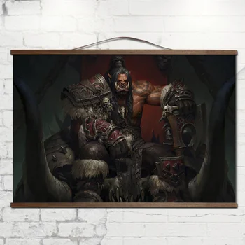 World of WarcraftS With solid wood hanging shaft Lich King Illidancanvas prints posters decoration painting for HD no frame
World of WarcraftS With solid wood hanging shaft Lich King Illidancanvas prints posters decoration painting for HD no frame