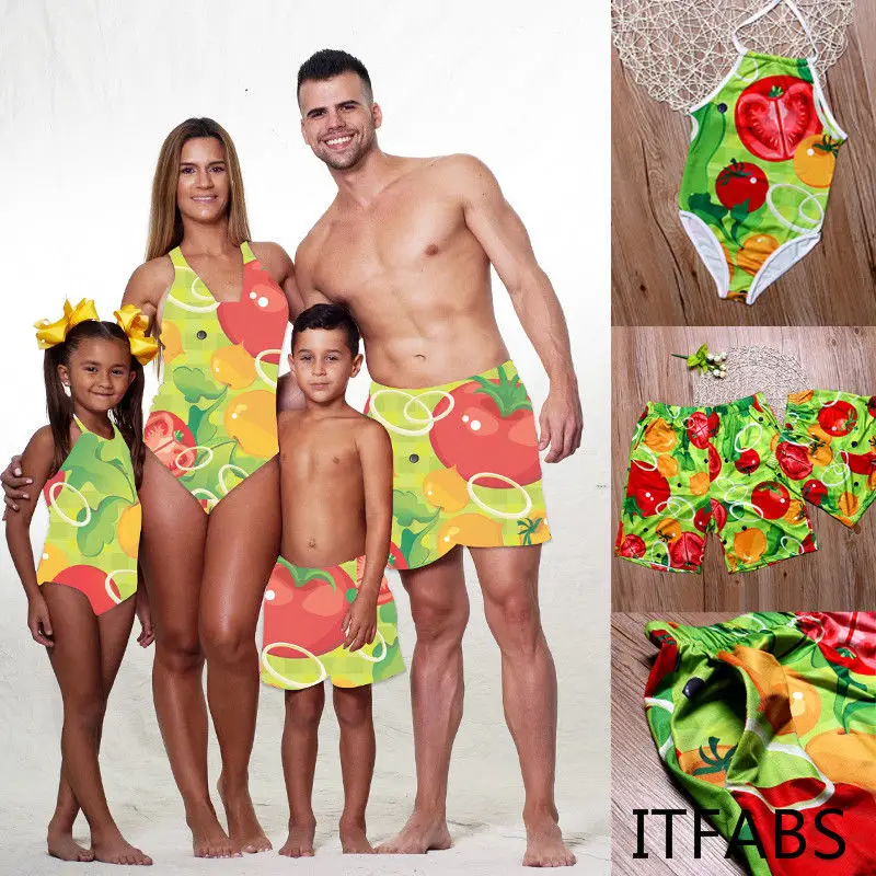 Vegetable Tomatoes Printed Family Matching Bathing Suit Women Girls One Piece Bodysuit Men Boys Board Shorts Summer Swimwear
Vegetable Tomatoes Printed Family Matching Bathing Suit Women Girls One Piece Bodysuit Men Boys Board Shorts Summer Swimwear
